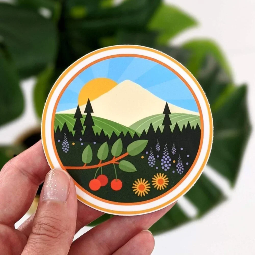 Mount Hood Vinyl Sticker - Picture 1 of 2